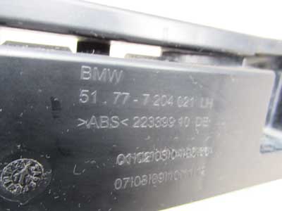 BMW Rocker Panel Side Skirt Mount Strip Bracket, Rear Left 51777204021 F10 528i 535i 550i M59